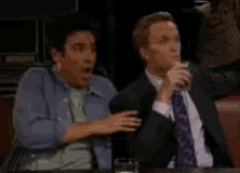 How I Met Your Mother Spit GIF - How I Met Your Mother Spit Surprised GIFs