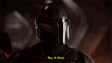 The Mandalorian Yes It Does GIF - The Mandalorian Yes It Does Yes GIFs