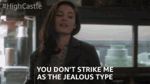 You Dont Strike Me As The Jealous Type Surprised GIF - You Dont Strike Me As The Jealous Type Surprised Are You Jealous GIFs