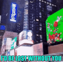 Bbvalentines Id Be Lost Without You GIF - Bbvalentines Id Be Lost Without You City GIFs