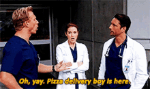 greys anatomy april kepner oh yay pizza delivery boy is here pizza delivery pizza