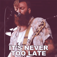 Its Never Too Late Alan Day GIF - Its Never Too Late Alan Day Four Year Strong GIFs