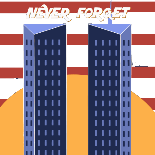 Never Forget Never Forget911 Sticker - Never Forget Never Forget911 September11th Stickers