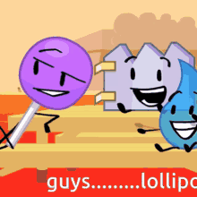 Lollipop Bfb Lollipop Battle For Bfb GIF - Lollipop Bfb Lollipop Battle For Bfb Object Show GIFs