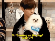 dog cute funny taehyung bts
