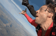 Skydiving Rock And Roll GIF - Skydiving Rock And Roll Woah GIFs