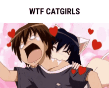 Wtf Catgirls GIF - Wtf Catgirls Bite GIFs