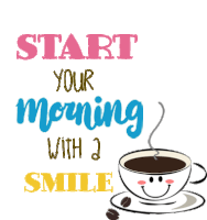 Good Morning Coffee Sticker - Good Morning Morning Coffee Stickers