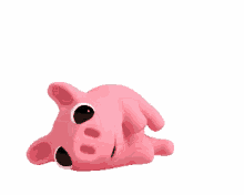 pig fall sleepy