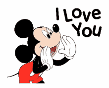 mickey and minnie mickey mouse i love you in love loving you