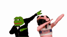 pepe dab hit or miss i guess they never miss huh meme