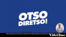 Vote Otso Diretso GIF - Vote Otso Diretso Campaign Slogan GIFs