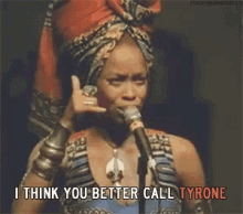 I Think You Better Call Tyrone GIF - I Think You Better Call Tyrone GIFs