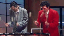 Xylophone Russel Mael GIF - Xylophone Russel Mael Ron Mael GIFs