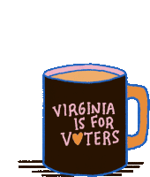 Virginia Voter Virginia Is For Lovers Sticker - Virginia Voter Virginia Is For Lovers Vote2022 Stickers