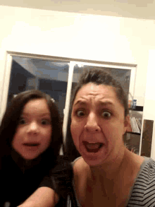 Crazy Funny GIF - Crazy Funny Mother Daughter GIFs
