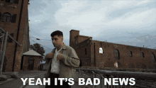 Yeah Its Bad News Aaron Frazer GIF - Yeah Its Bad News Aaron Frazer Bad News Song GIFs