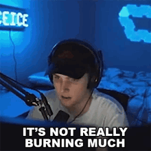 Its Not Really Burning Much Ceice GIF - Its Not Really Burning Much Ceice Its Not Really Heated Up GIFs