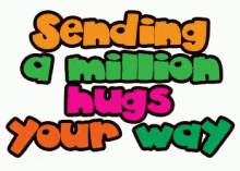 Love You Million Hugs GIF - Love You Million Hugs Sending Your Way GIFs