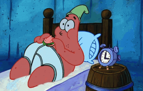 Patrick Star Relatable GIF - Patrick Star Relatable Cant Sleep GIFs