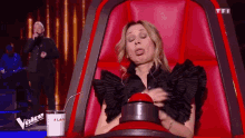 Lara Fabian The Voice GIF - Lara Fabian The Voice Tongue Out GIFs