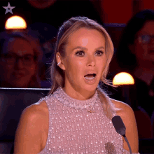 Shocked Amanda Holden GIF - Shocked Amanda Holden Britains Got Talent GIFs