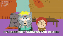 Ive Brought Sadness And Chaos Professor Chaos GIF - Ive Brought Sadness And Chaos Professor Chaos Butters GIFs