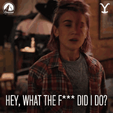 Hey What The Fuck Did I Do Teeter GIF - Hey What The Fuck Did I Do Teeter Yellowstone GIFs