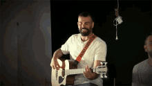 Acoustic Bass Guitar Grooving GIF - Acoustic Bass Guitar Grooving Bassist GIFs