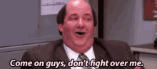 dont fight over me the office
