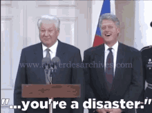 Boris Yelstin & Bill Clinton Lol GIF - Laugh Joke Bill Clinton GIFs