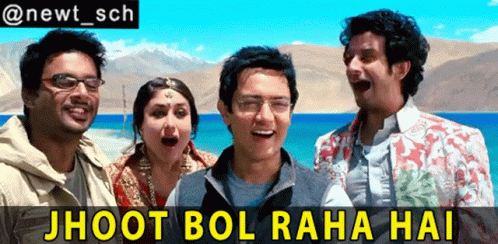 Nahi Jhoot Bol Raha Hai Aamir Khan GIF - Nahi Jhoot Bol Raha Hai Aamir Khan  3Idiots - Discover & Share GIFs