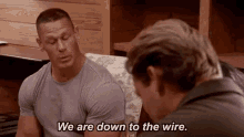 Cutting It Close GIF - John Cena We Are Down To The Wire Down To The Wire GIFs