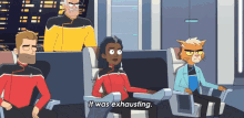 It Was Exhausting Captain Freeman GIF - It Was Exhausting Captain Freeman Lieutenant Shaxs GIFs