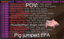 Pig Team Pig Own U GIF - Pig Team Pig Own U Pig Strong GIFs