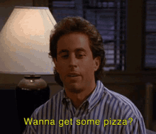 Seinfeld Jerry Seinfeld GIF - Seinfeld Jerry Seinfeld Wanna Get Some Pizza GIFs