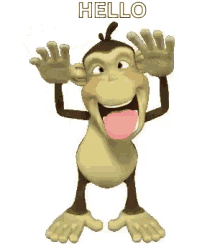 Silly Monkey GIF - Silly Monkey Hello GIFs