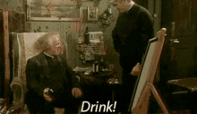 Drink Father Jack GIF - Drink Father Jack Throwing Bottle GIFs