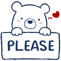 White Bear Sticker - White Bear Please Stickers