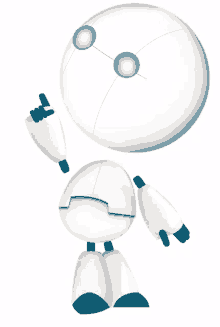 poblanerias awebito cute robot pointing
