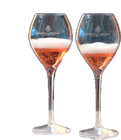 Rose Bubbly Sticker - Rose Bubbly Cheers Stickers
