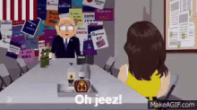 Jesus Christ GIF - Oh Jeez Mr Garrison South Park GIFs
