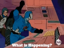 gi joe cobra commander what is happening whats happening whats going on