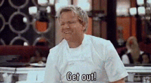 Get Out Gordon Ramsey GIF - Get Out Gordon Ramsey Leave Now GIFs