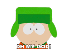 Oh My God Kyle Sticker - Oh My God Kyle South Park Stickers