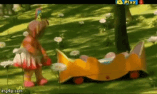 In The Night Garden Pontipines In Upsy Daisys Bed GIF - In The Night Garden Pontipines In Upsy Daisys Bed GIFs