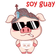cool cool cool soy guay pig smoking