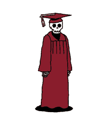 skeleton graduation