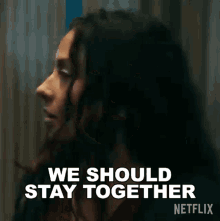 We Should Stay Together Immigrant Woman GIF - We Should Stay Together Immigrant Woman No One Gets Out Alive GIFs