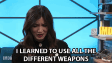 Learned To Use Different Weapons Learning GIF - Learned To Use Different Weapons Learning Knives And Guns GIFs